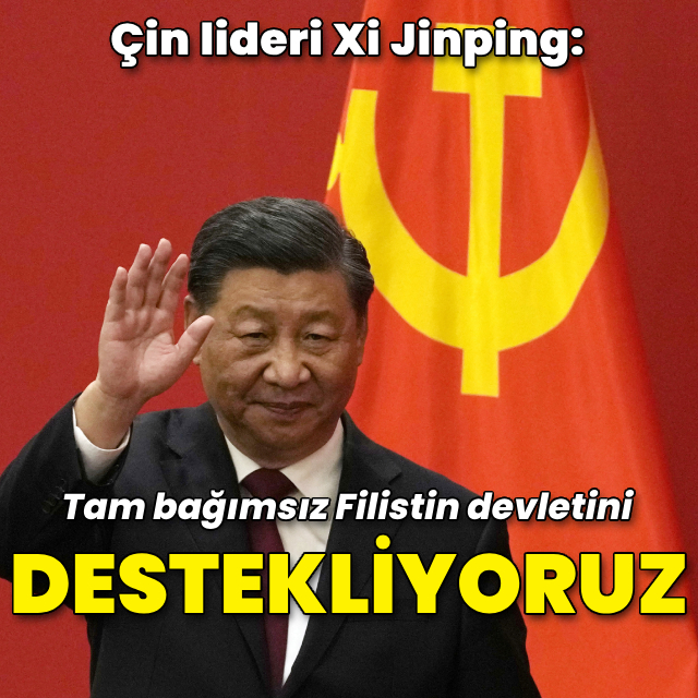 Çin'den Filistin'e destek