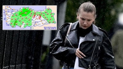 3 kent için kuvvetli sağanak! 18 kent için "sarı" alarm!