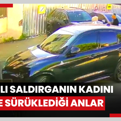 Beyoğlu'nda kadın cinayeti: Silahlı saldırganın kadını yerde sürüklediği anlar kamerada