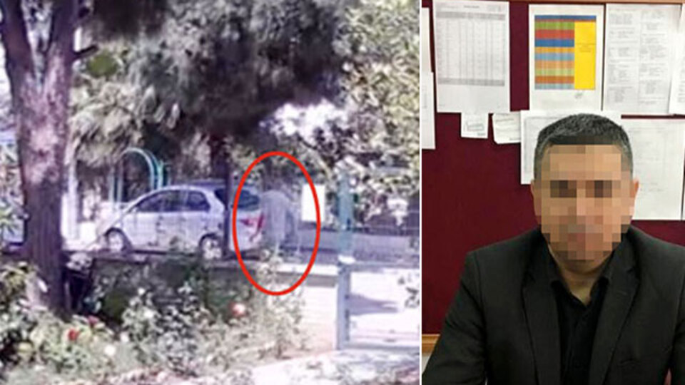 Araçla ezmeye bıçakla kesmeye çalıştı! Müdür yardımcısı açığa alındı!