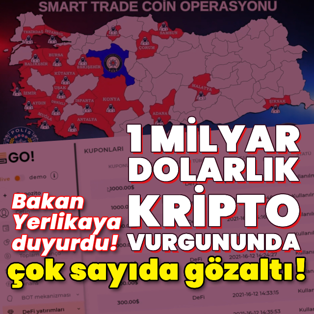 1 milyar dolarlık kripto vurgununda flaş gözaltılar!