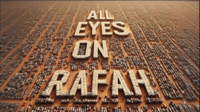 'Tüm gözler Refah'ta' sloganı: 50 milyona yakın kişinin paylaştığı görsel nasıl ortaya çıktı?