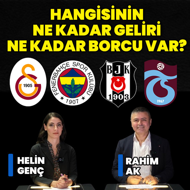 Hangi takımın ne kadar geliri, ne kadar borcu var?