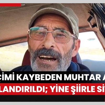 Seçimi kaybeden muhtar adayı çoban dolandırıldı; yine şiirle sitem etti
