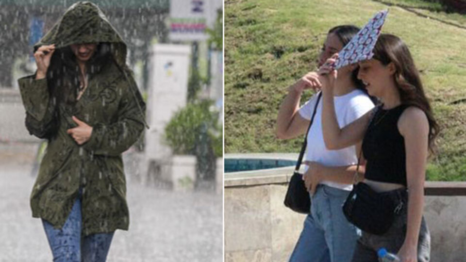 Sıcaklık 3-5 derece artıyor! 2 bölgede sağanak!