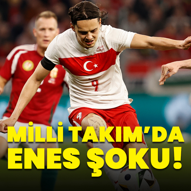 Milli Takım'da Enes Ünal şoku!