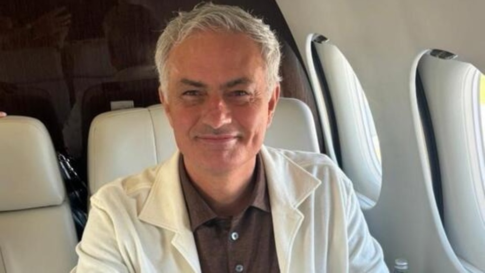 Uçaktan Mourinho paylaşımı!