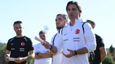 Montella'dan Ümit Milli Takımı'a ziyaret!