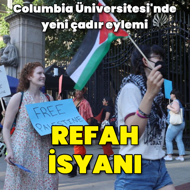 Columbia Üniversitesi'nde yeni eylem