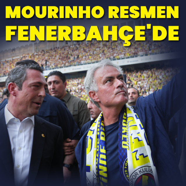 Jose Mourinho resmen Fenerbahçe'de