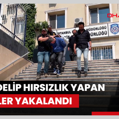 Bahçelievler'de duvarı delip kuyumcudan hırsızlık yapan şüpheliler yakalandı