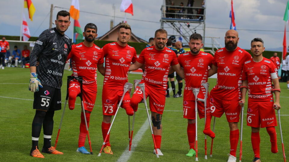 Ampute Milliler'den Azerbaycan'a gol yağmuru!