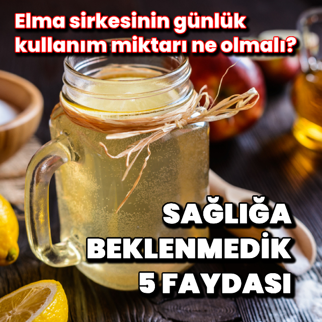Elma sirkesinin sağlığa beklenmedik 5 faydası!