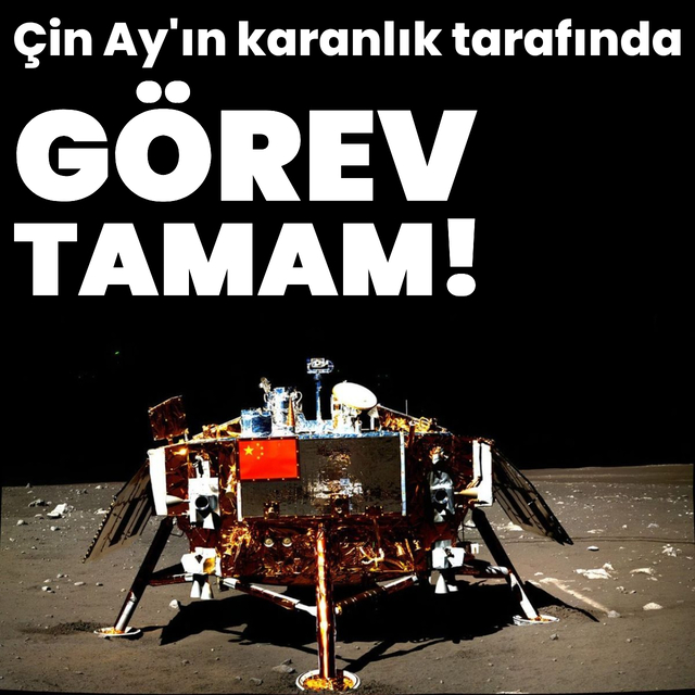 Çin'in Çang'ı 6 keşif aracı, Ay'ın karanlık yüzünde