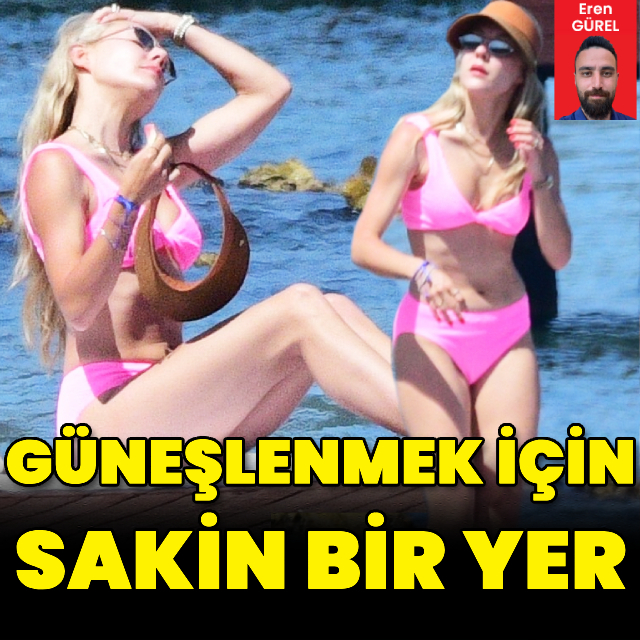 Güneşlenmek için sakin bir yer