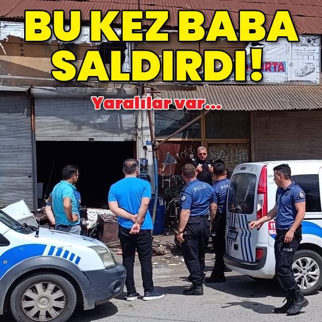 Oğluna ve yanındaki kişiye tüfekle saldırdı