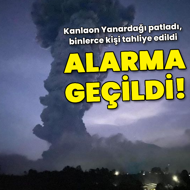 Yanardağ harekete geçti, alarm seviyesi yükseltildi!