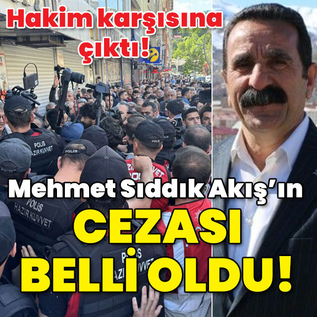 Görevden alınan Akış hakim karşısında!