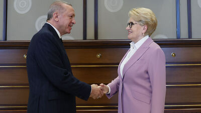 Cumhurbaşkanı Erdoğan, Akşener ile görüştü