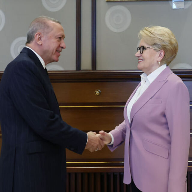 Cumhurbaşkanı Erdoğan, Akşener ile görüştü