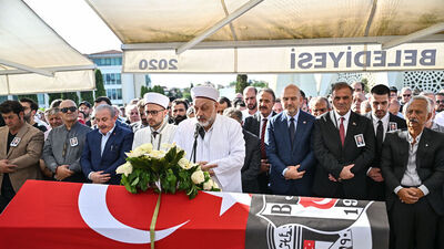 Çebi'nin babası son yolculuğuna uğurlandı!