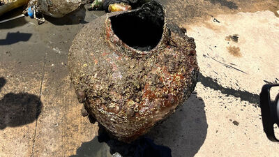 Dip temizliği yapan dalgıçlar buldu