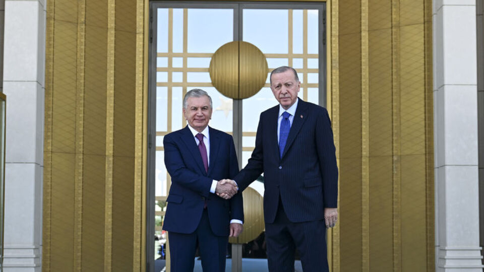 Özbekistan Cumhurbaşkanı Ankara'da