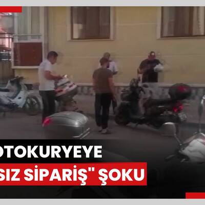 Aynı adrese yemek götüren 25 motokuryeye "asılsız sipariş" şoku