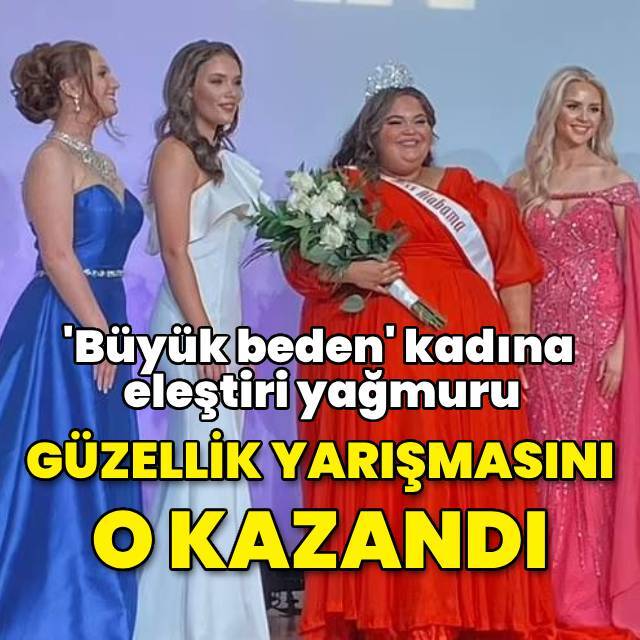 'Büyük beden kadın' Miss Alabama güzeli seçildi