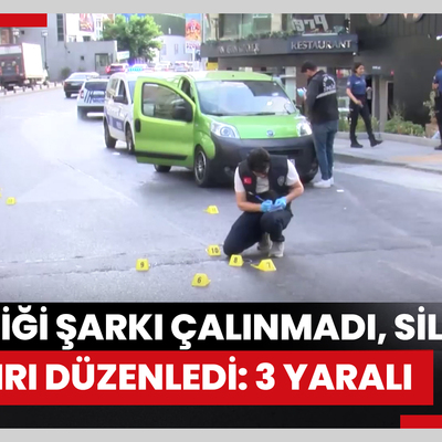 Beşiktaş’ta istediği şarkı çalınmadı, silahlı saldırı düzenledi: 3 yaralı