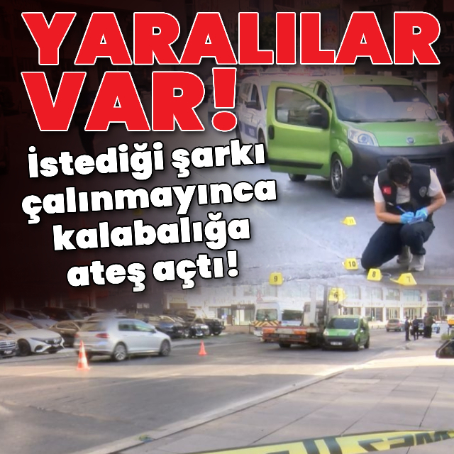 İstediği şarkı çalınmayınca kalabalığa ateş açtı!