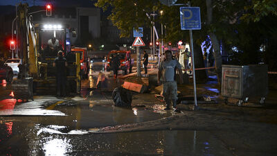 Başkent'te sağanak yağış