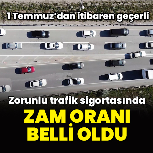 Zorunlu trafik sigortasında zam oranı belli oldu