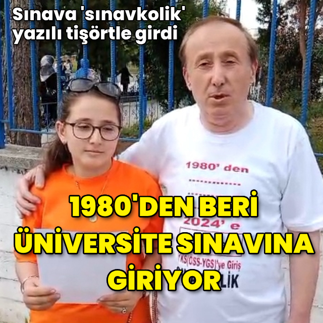 61 yaşında! 43. kez üniversite sınavına girdi
