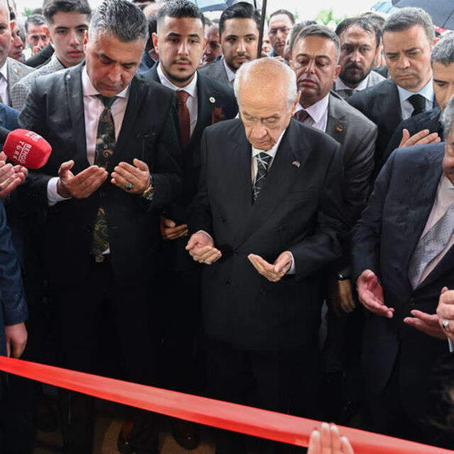 Bahçeli Ankara'da açılışa katıldı