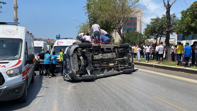 Kaza yapan ambulanstaki hasta hayatını kaybetti