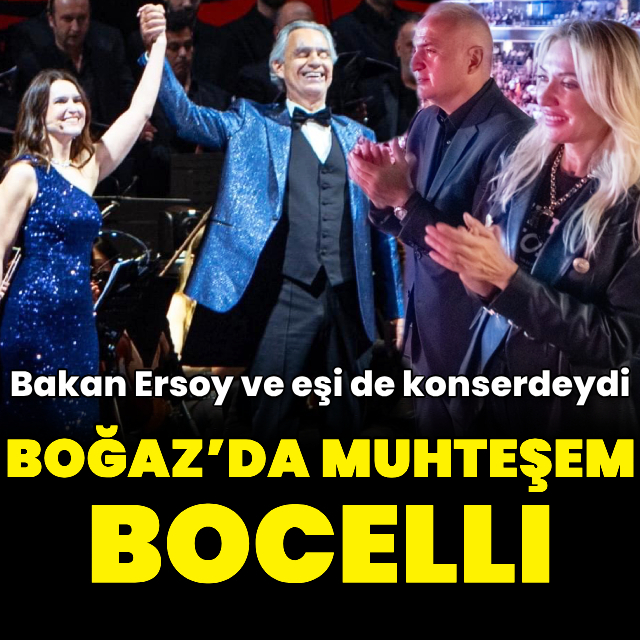 Boğaz'da muhteşem Bocelli