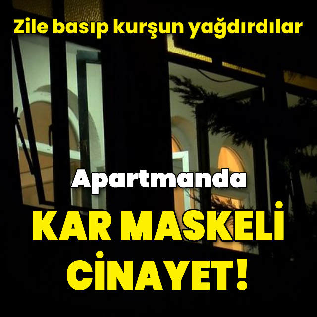 Apartmanda kar maskeli cinayet!