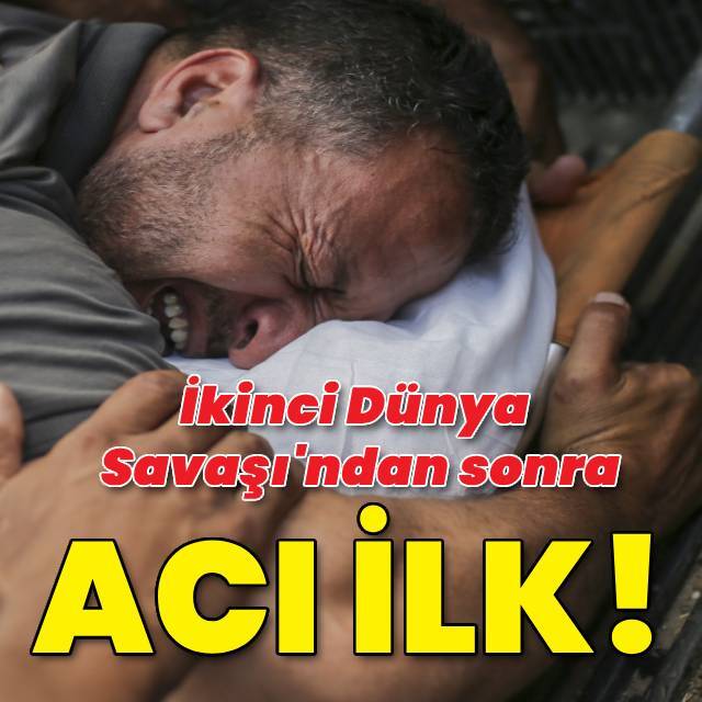 2023 yılı İkinci Dünya Savaşı'ndan sonra bir ilk!