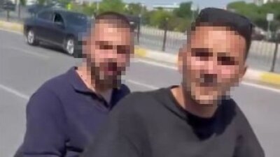 Magandalar ambulansın önünü kesip hasta kontrolü yaptı!