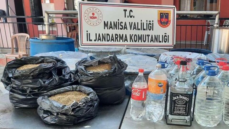600 litre kaçak içki ele geçirildi