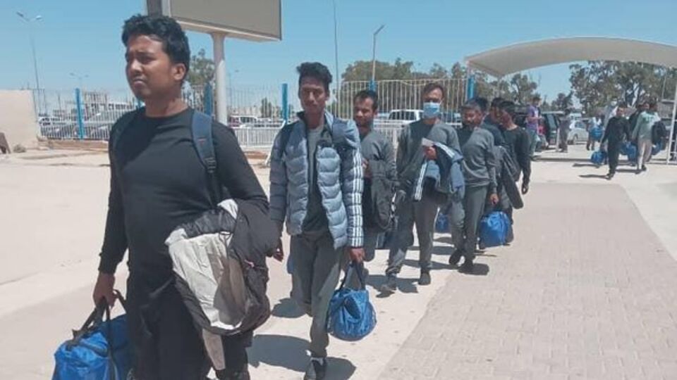 Libya'da 163 Bangladeşli yasa dışı göçmen sınır dışı edildi