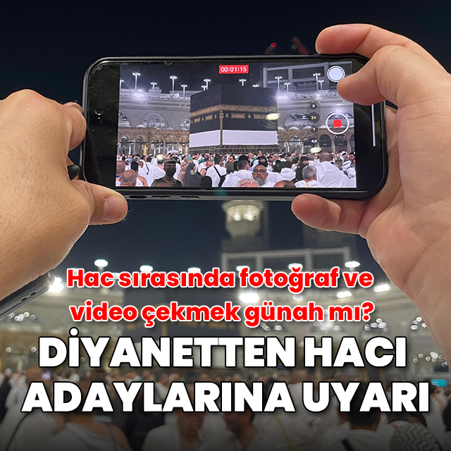 Diyanetten hacı adaylarına "sosyal medya" uyarısı