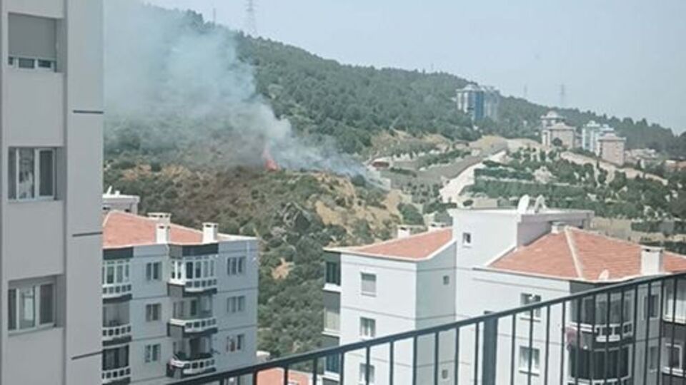 İzmir'de orman yangını!