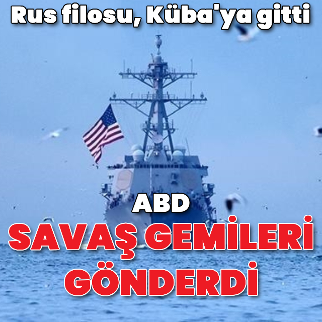ABD'den Rus filosuna karşı savaş gemisi