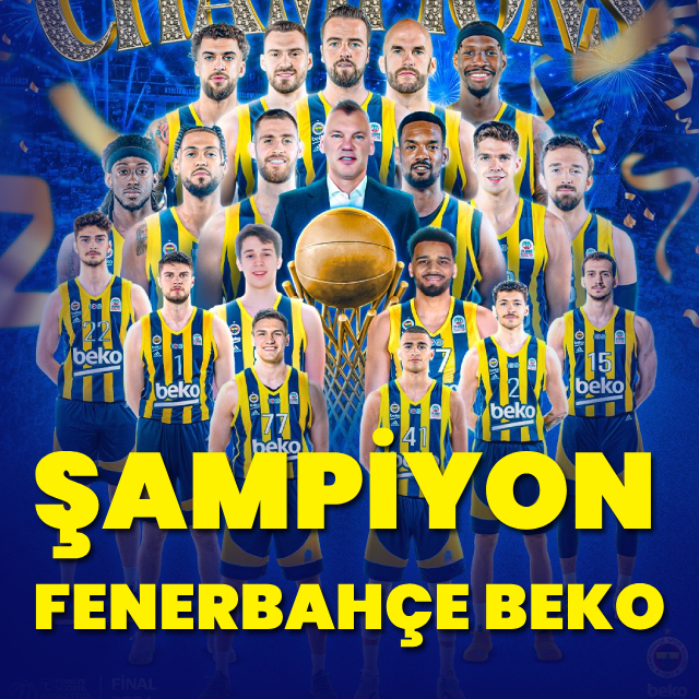 Fenerbahçe Beko şampiyon oldu!