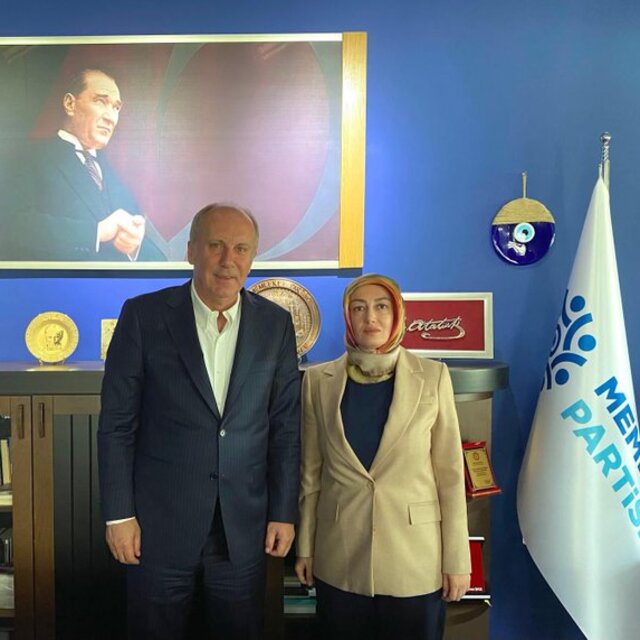 İnce, Sinan Ateş'in eşi ile görüştü