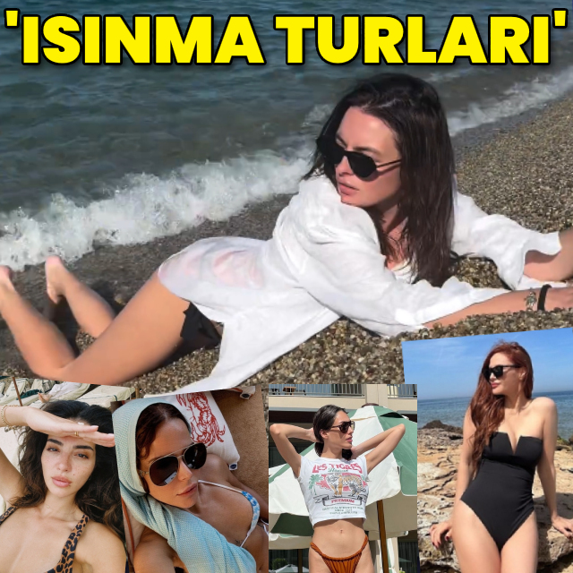 Ünlülerden tatil pozları