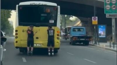 Patencilerin tehlikeli yolculuğu kamerada