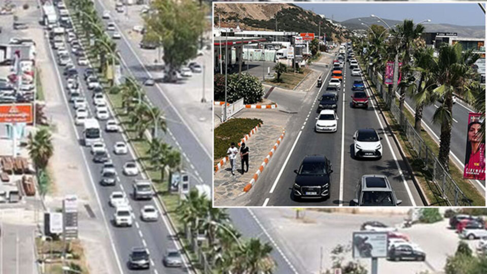 Turizmin incisine 24 saatte 20 bin araç giriş yaptı!